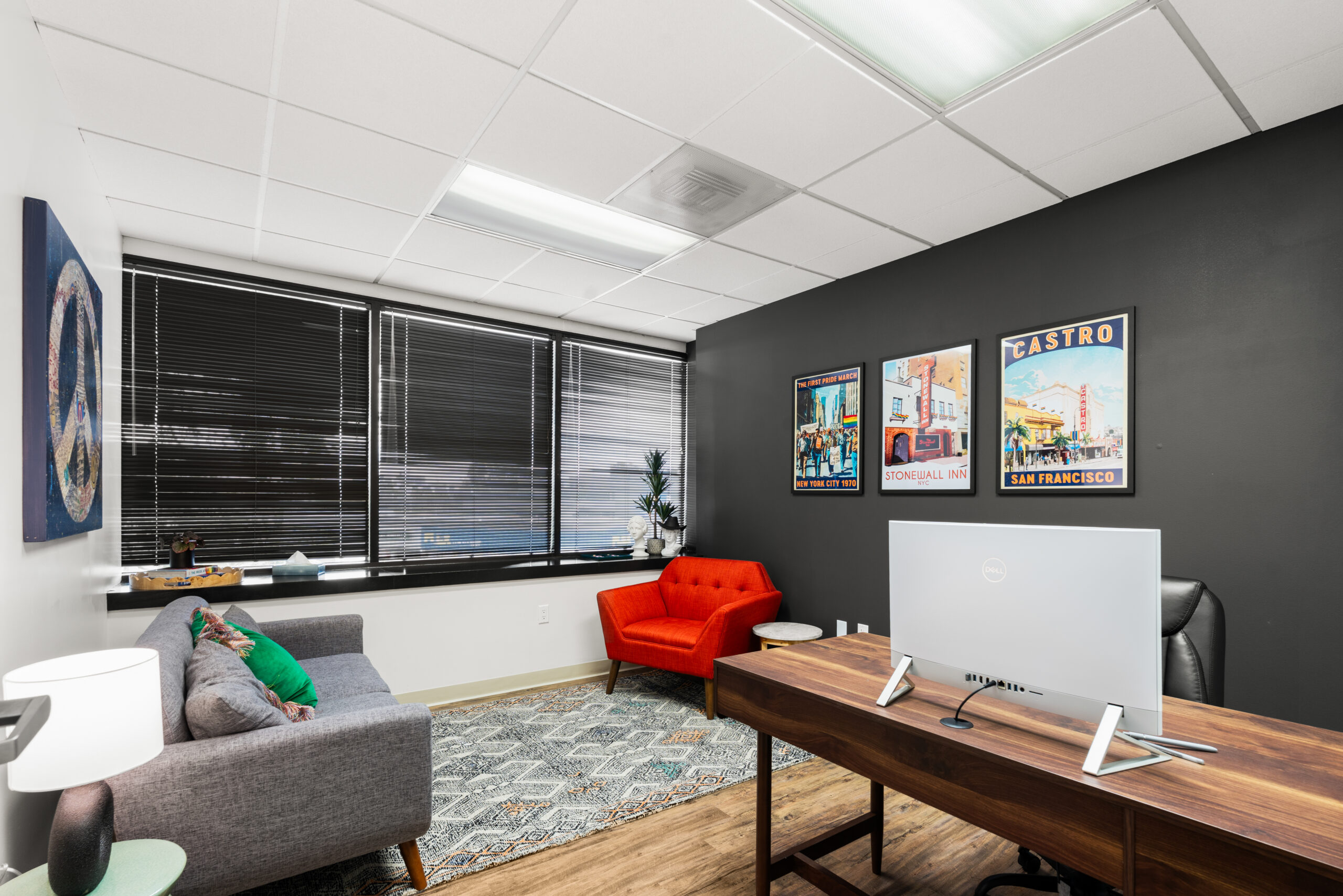Office and therapy room at our LGBTQ treatment center and drug rehab in San Diego