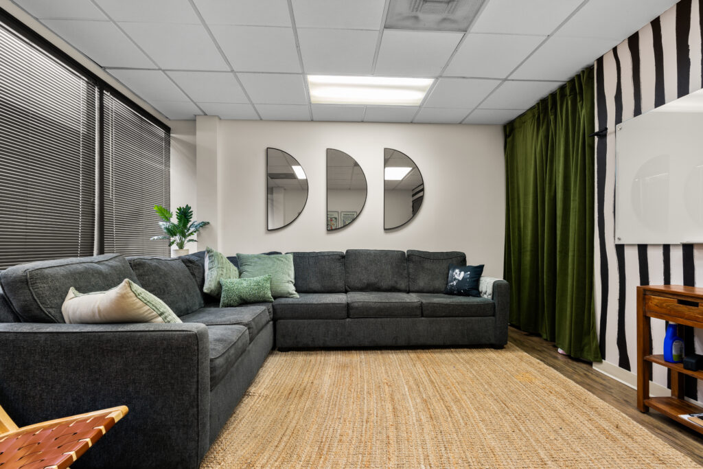 Group therapy room at Element Q Healing Center