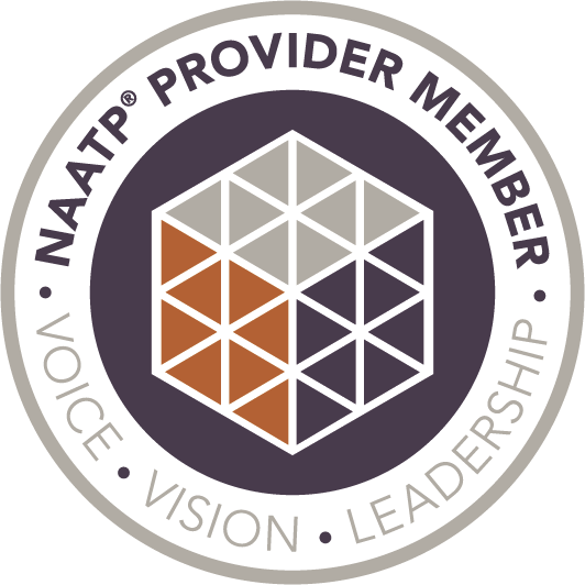 NAATP Provider Member badge indicating membership in the National Association of Addiction Treatment Providers